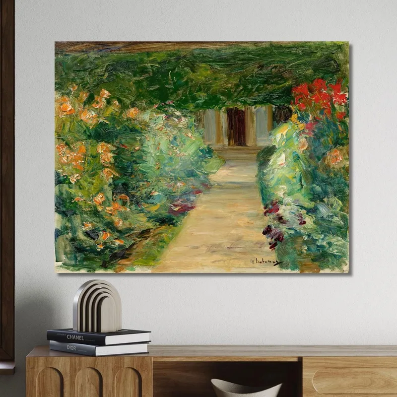 The Kitchen Garden In Wannsee Facing East Max Liebermann