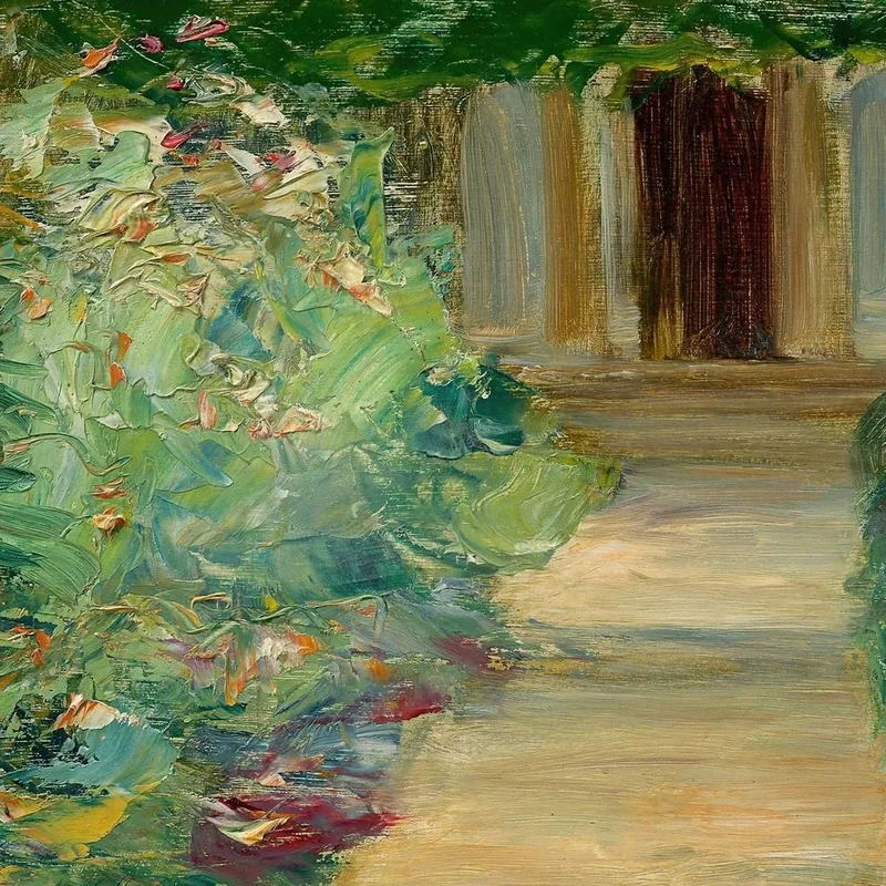 The Kitchen Garden In Wannsee Facing East Max Liebermann