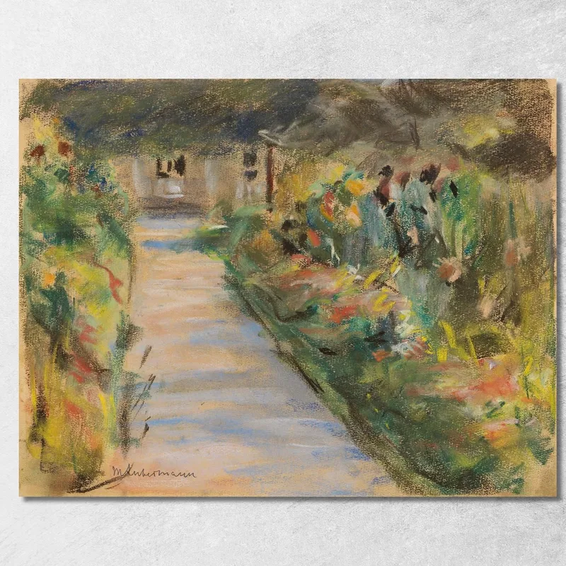The Kitchen Garden In Wannsee Facing Southeast Max Liebermann canvas print