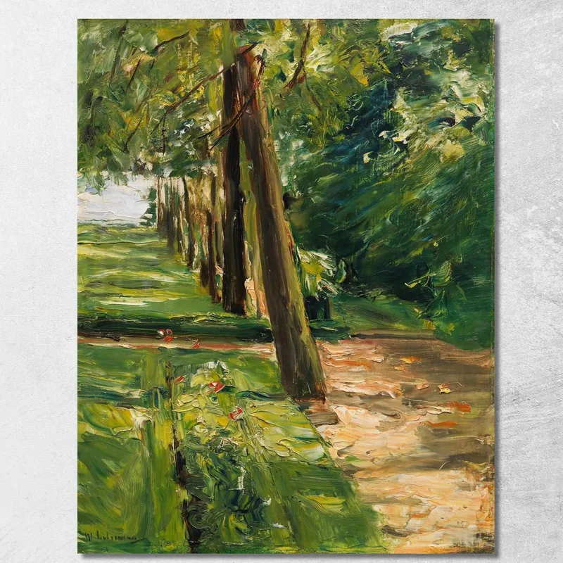 The Birch Avenue In Wannsee Garden Facing East Max Liebermann canvas print