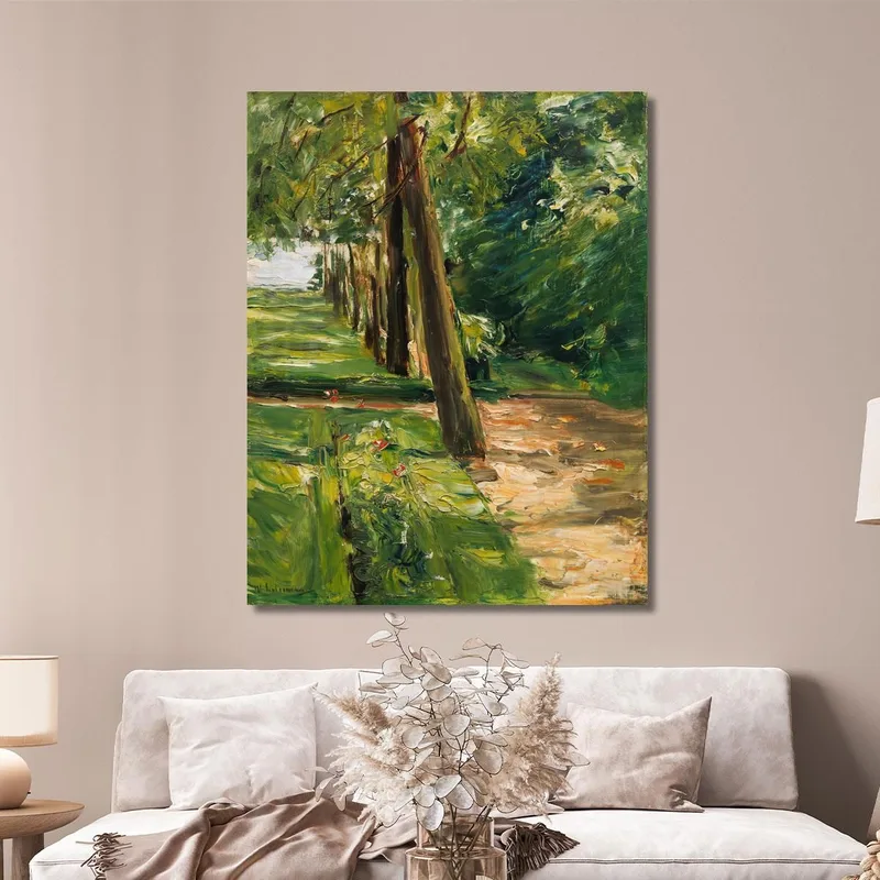 Il Viale Di Betulle Nel Giardino Del Wannsee Verso Est Max Liebermann