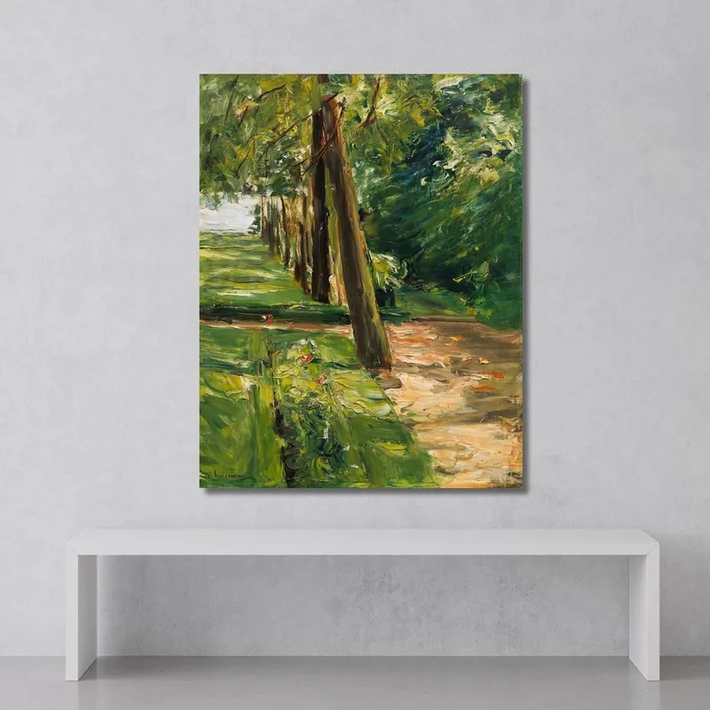 Il Viale Di Betulle Nel Giardino Del Wannsee Verso Est Max Liebermann