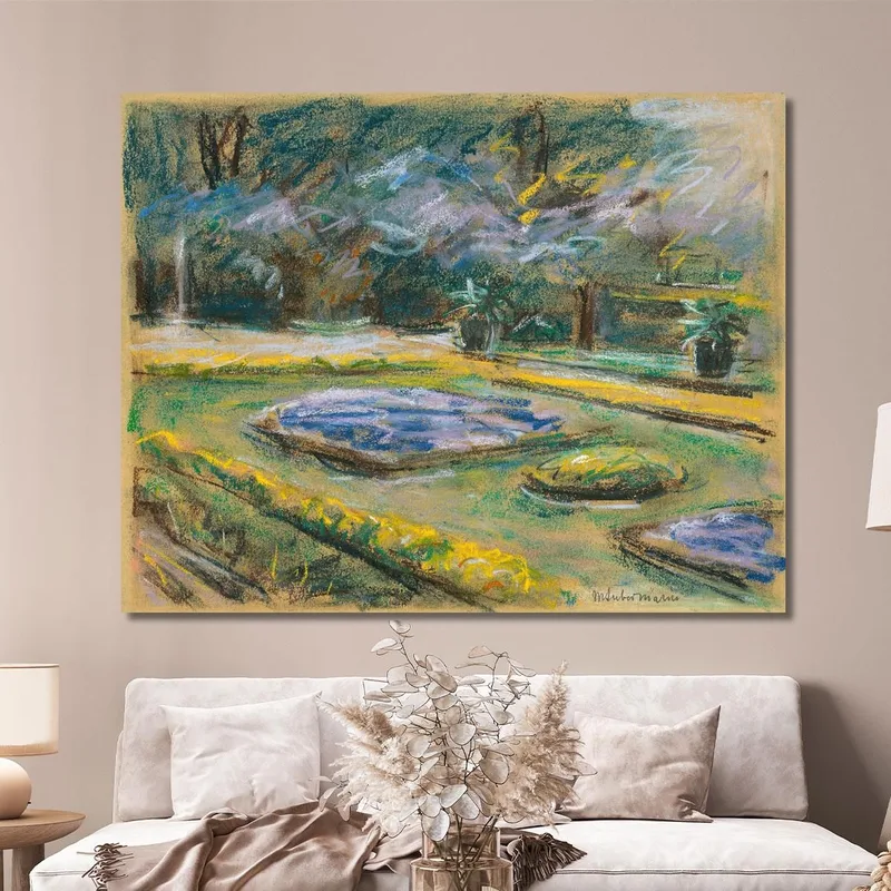 La Terrazza Fiorita Nel Giardino Del Wannsee Verso Nord-Est Max Liebermann