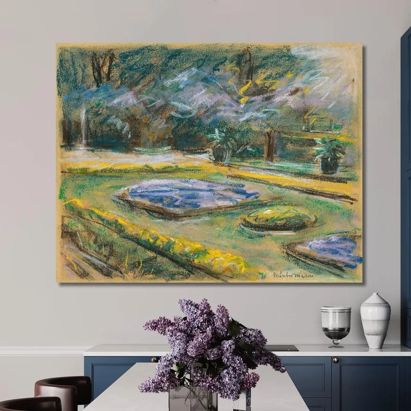 La Terrazza Fiorita Nel Giardino Del Wannsee Verso Nord-Est Max Liebermann