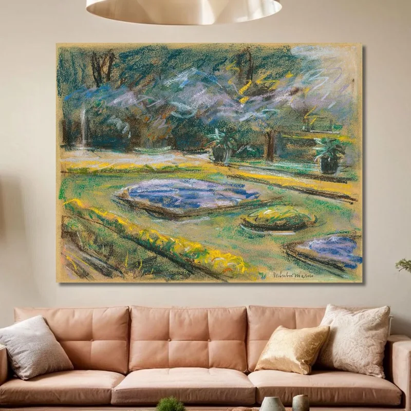 La Terrazza Fiorita Nel Giardino Del Wannsee Verso Nord-Est Max Liebermann
