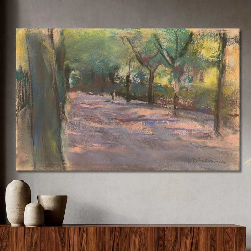 Colomier Street In Wannsee Max Liebermann