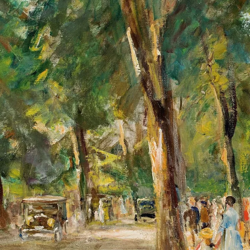 The Great Seestrasse In Wannsee With Walkers 2 Max Liebermann