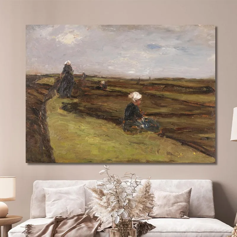 The Net Menders Max Liebermann