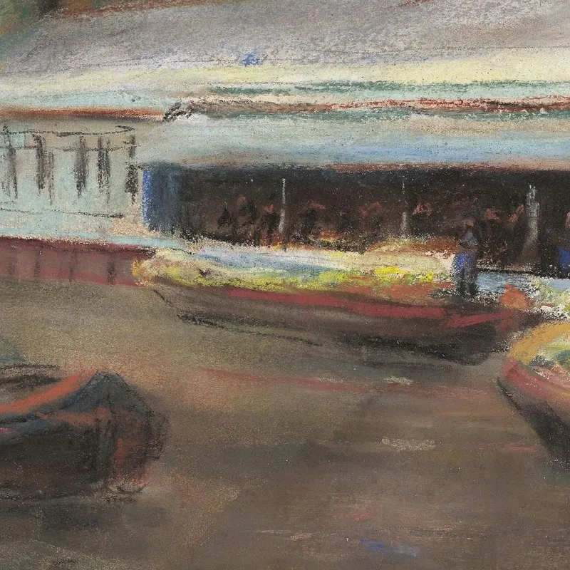 Vegetable Market In Delft Max Liebermann