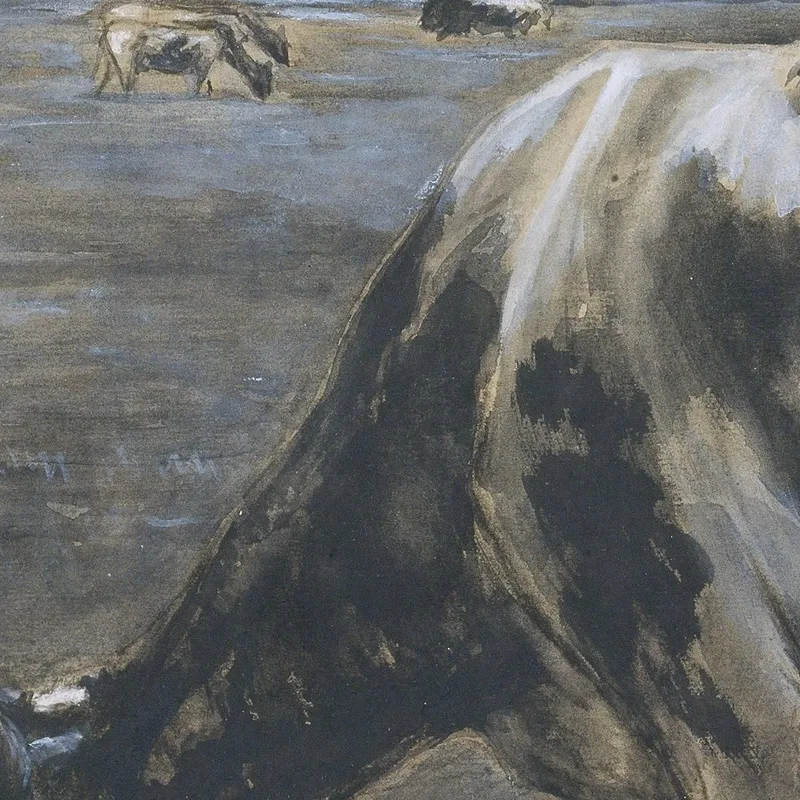 Girl With Cow Max Liebermann