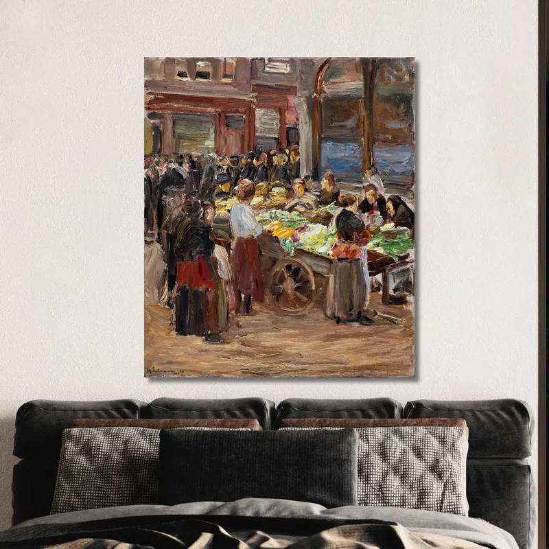 Jewish Street In Amsterdam Max Liebermann