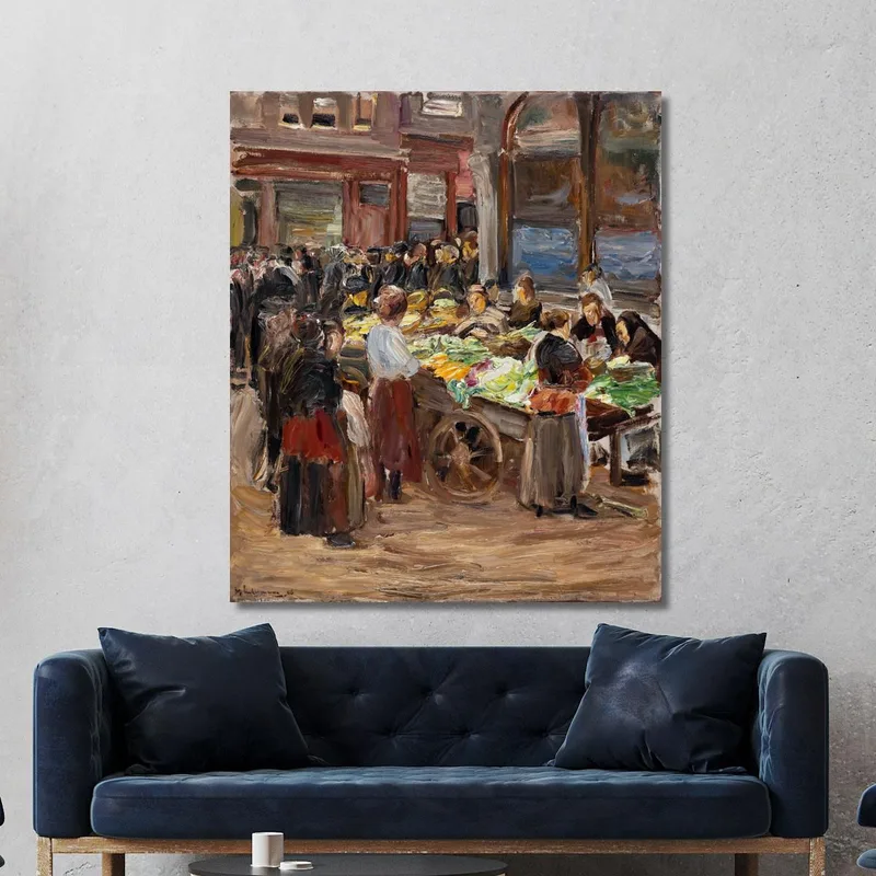Jewish Street In Amsterdam Max Liebermann