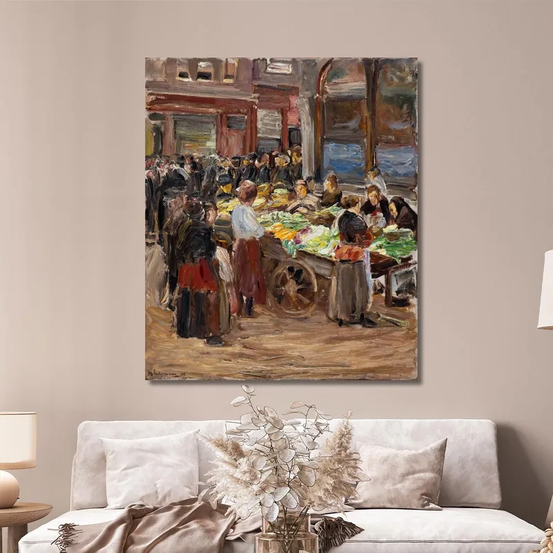 Jewish Street In Amsterdam Max Liebermann