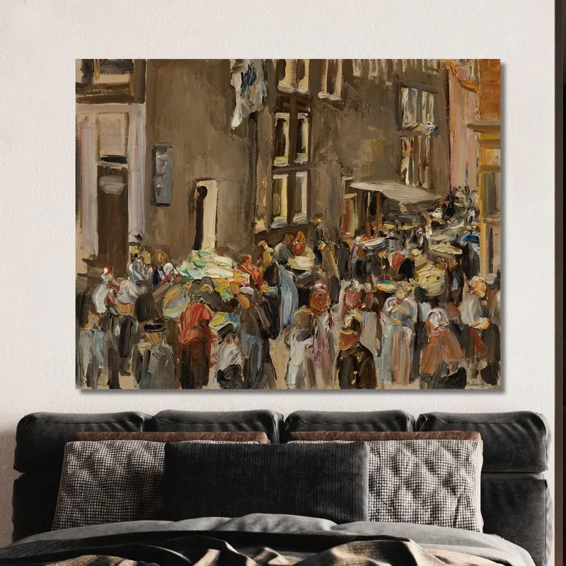 Judengasse In Amsterdam Uilenburgersteeg Ecke Jodenbreestraat Max Liebermann