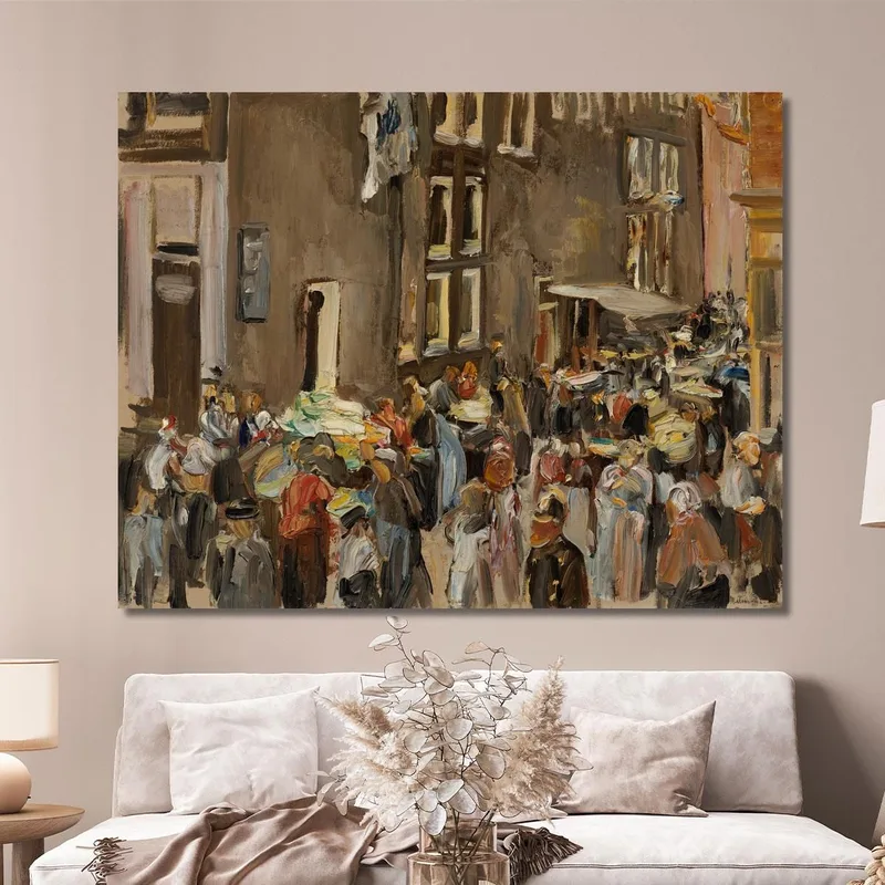 Judengasse In Amsterdam Uilenburgersteeg Ecke Jodenbreestraat Max Liebermann
