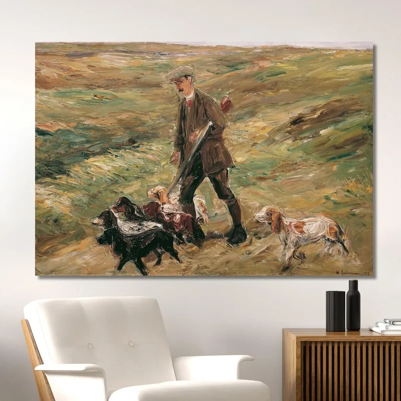Hunter In The Dunes Max Liebermann