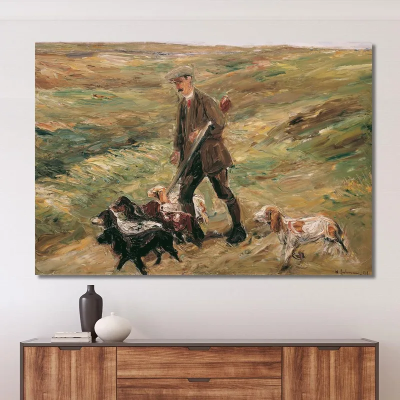 Hunter In The Dunes Max Liebermann