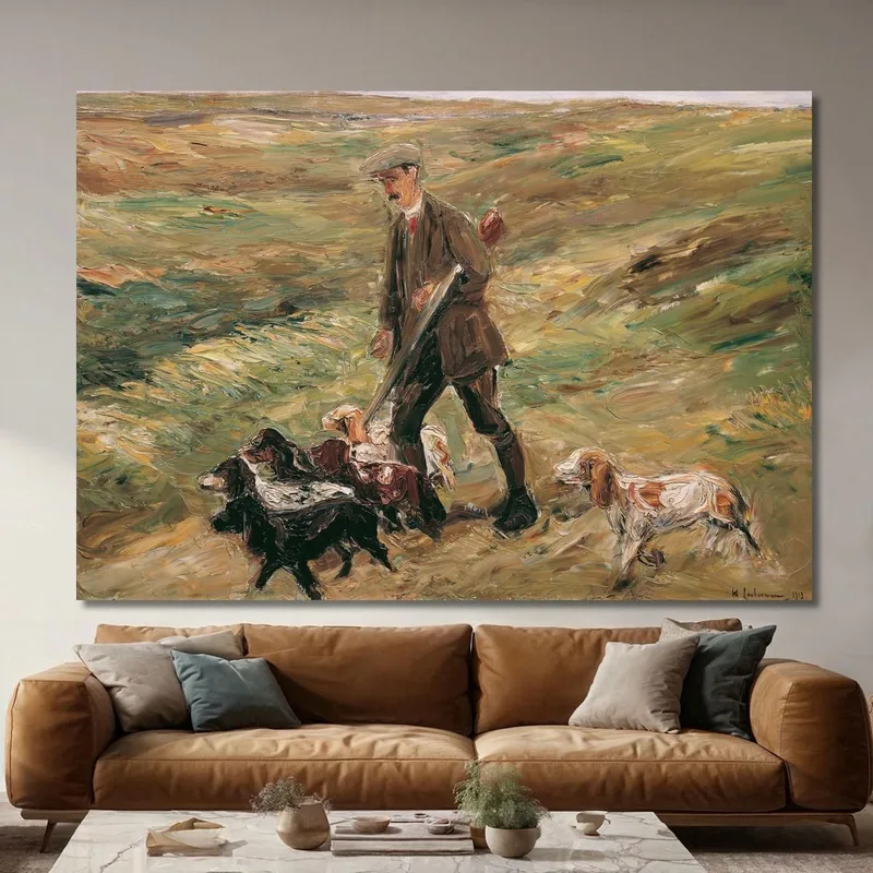 Hunter In The Dunes Max Liebermann
