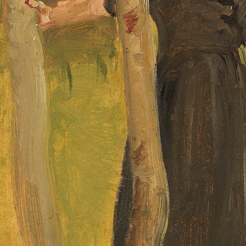 Bambino Sotto Gli Alberi / Studio Per "Bambini Che Giocano" Max Liebermann