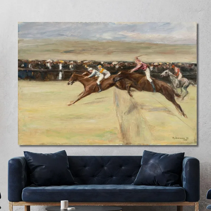Horse Race In The Cascine Max Liebermann
