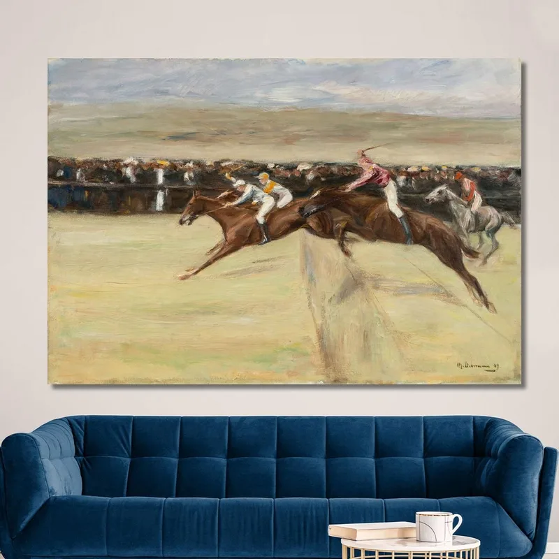 Horse Race In The Cascine Max Liebermann