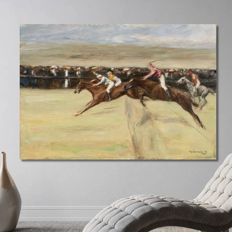 Horse Race In The Cascine Max Liebermann