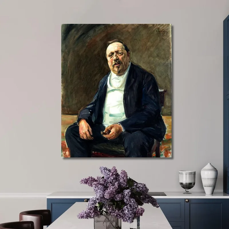 Ritratto Di Alfred Von Berger Max Liebermann