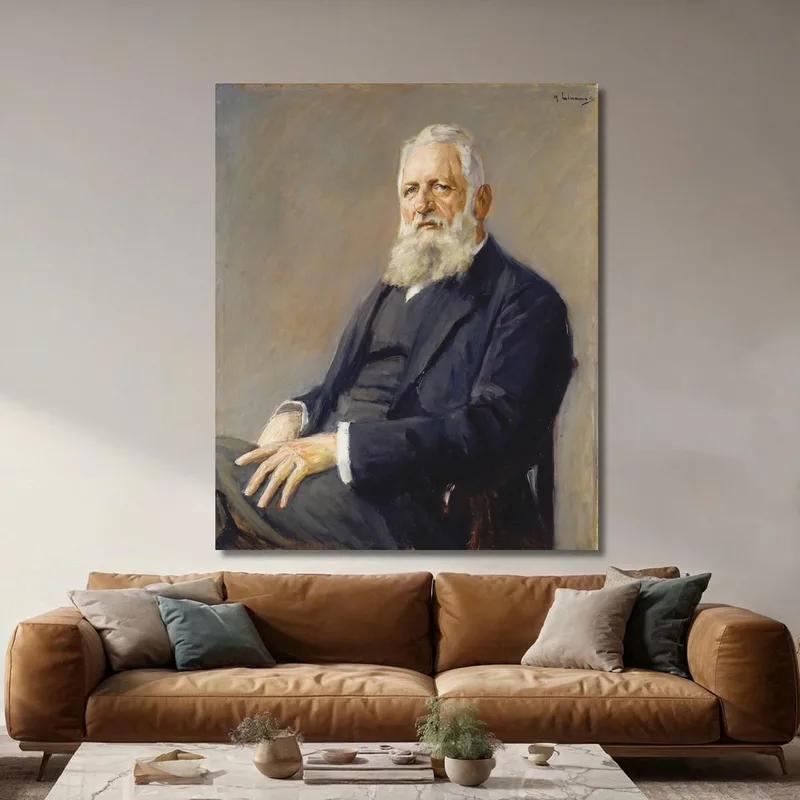 Ritratto Di Franz Adickes, Sindaco Di Francoforte Max Liebermann
