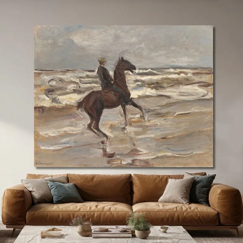 Cavaliere Al Mare Verso Destra Max Liebermann