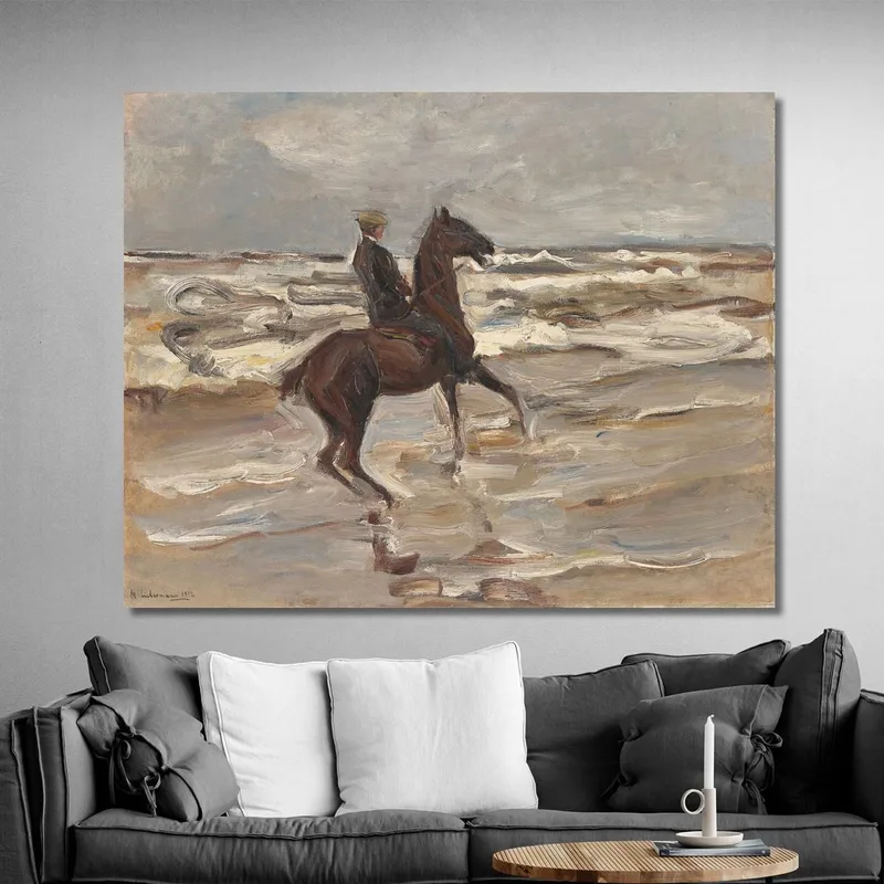 Cavaliere Al Mare Verso Destra Max Liebermann