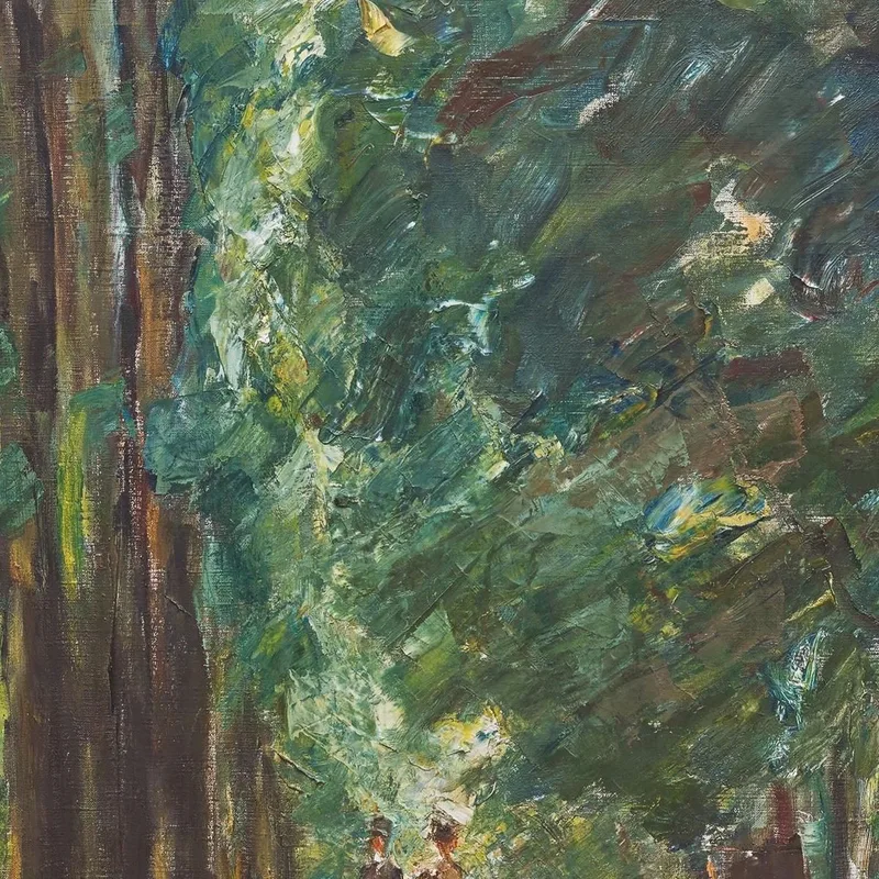 Reiter In Der Allee Bei Sakrow Max Liebermann