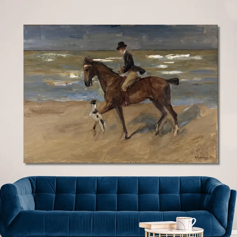 Reiter Am Strand Max Liebermann