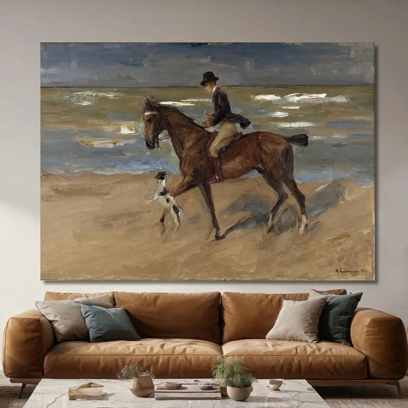 Reiter Am Strand Max Liebermann