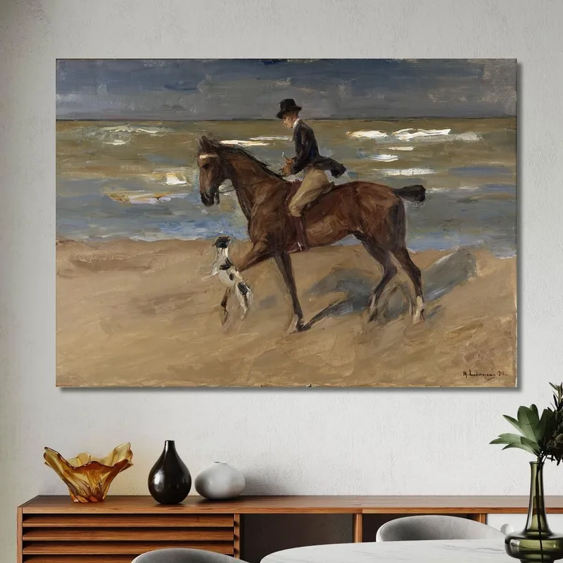 Reiter Am Strand Max Liebermann