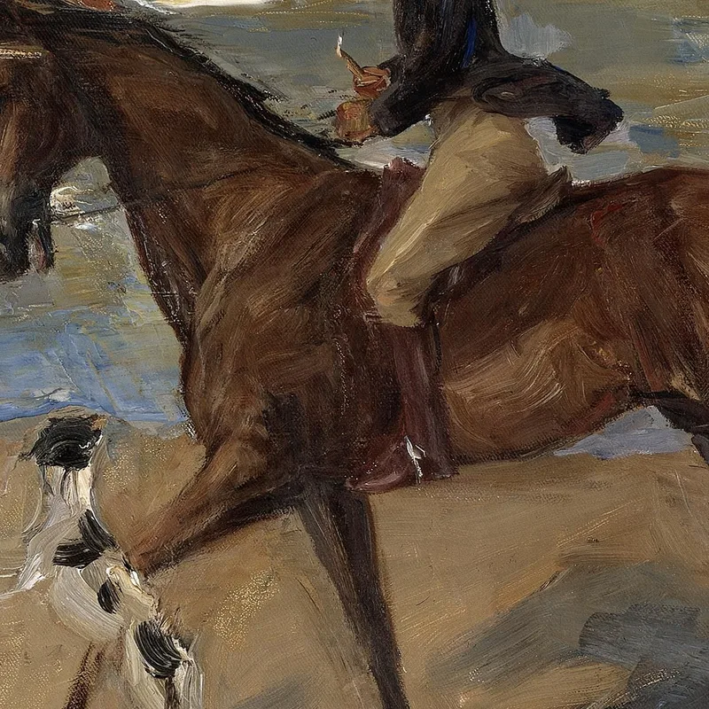 Reiter Am Strand Max Liebermann