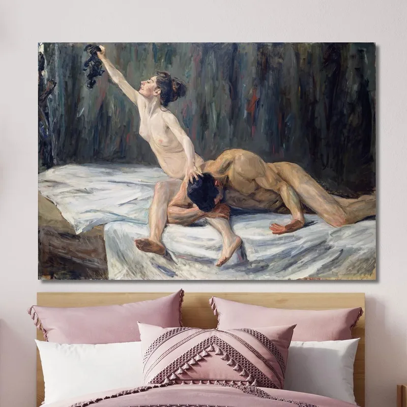 Samson And Delilah Max Liebermann