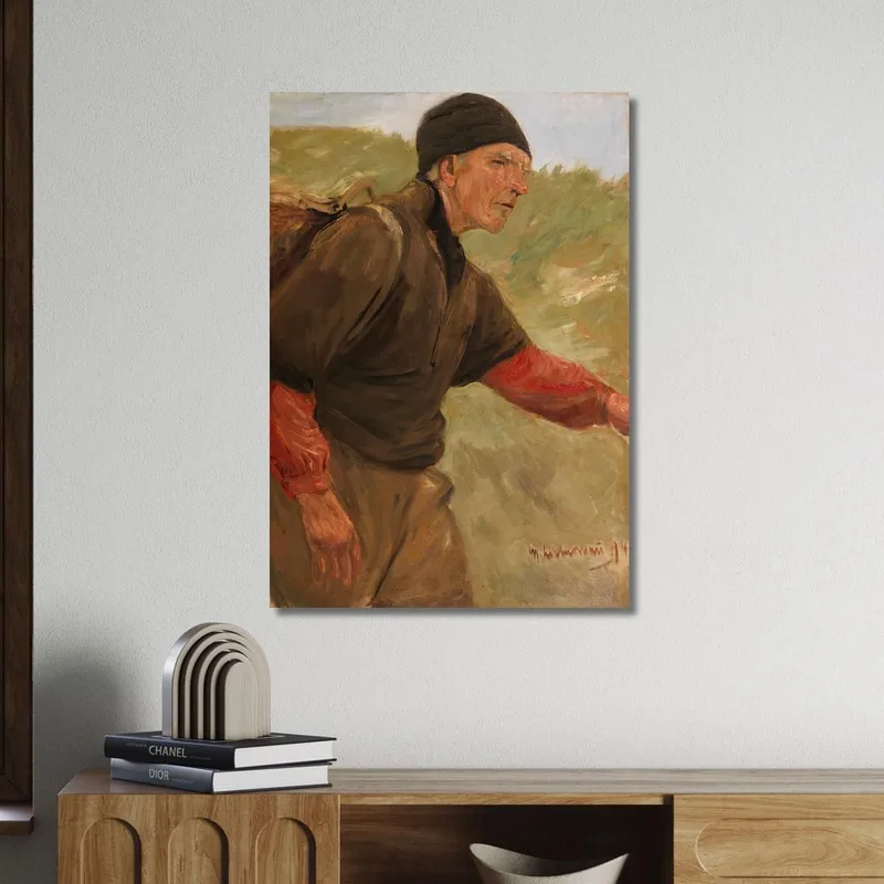 Contadino Che Cammina Max Liebermann