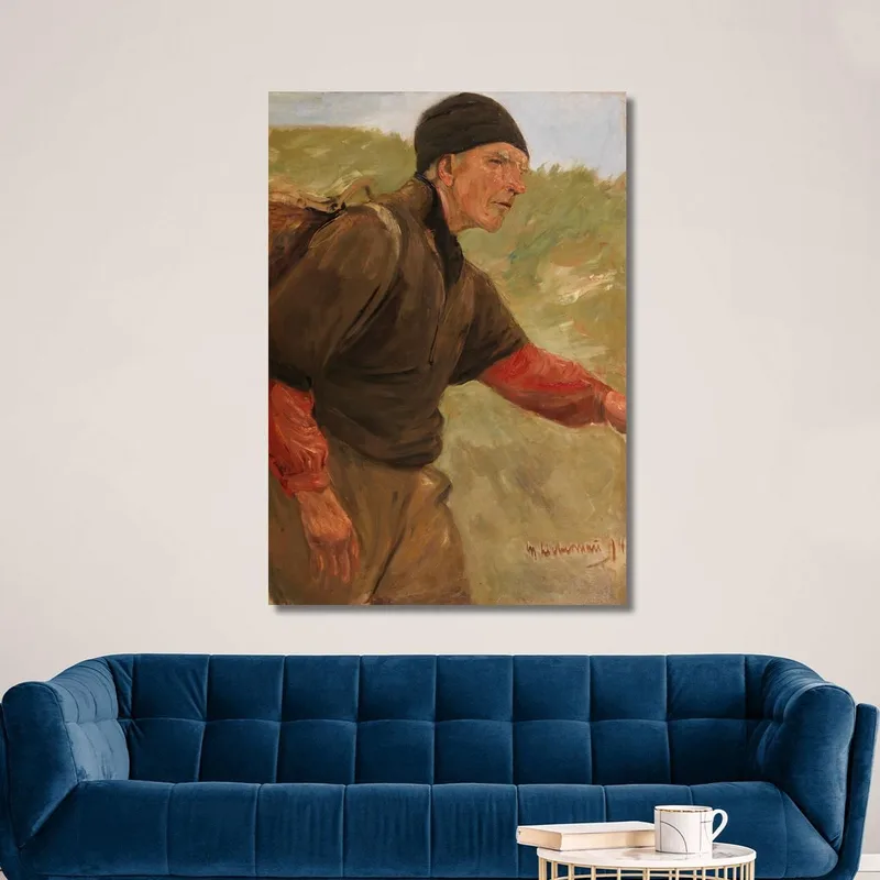 Contadino Che Cammina Max Liebermann