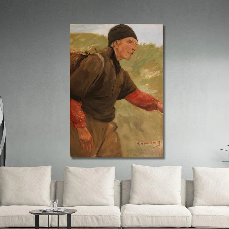 Contadino Che Cammina Max Liebermann