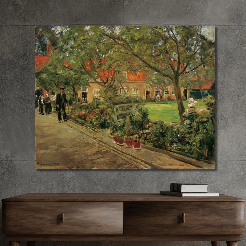 Spitalgarten In Edam Max Liebermann