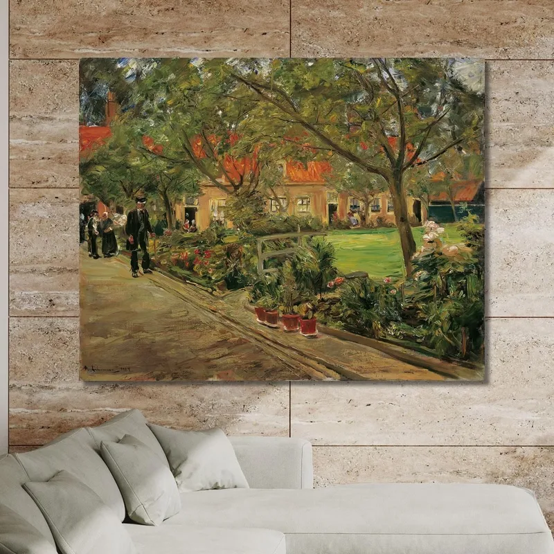 Spitalgarten In Edam Max Liebermann
