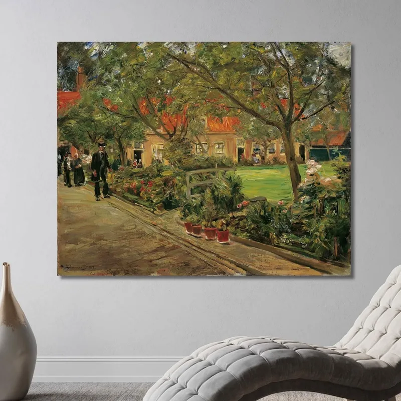 Spitalgarten In Edam Max Liebermann