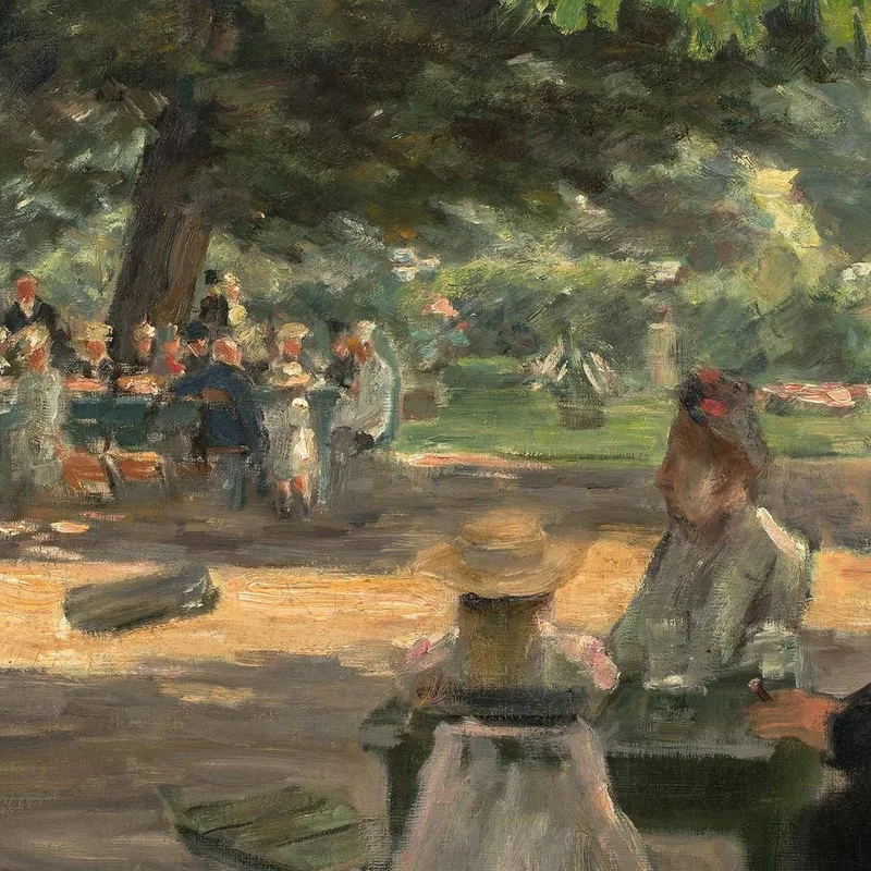 Étude Pour Le Jardin De La Restauration À Leyde Max Liebermann