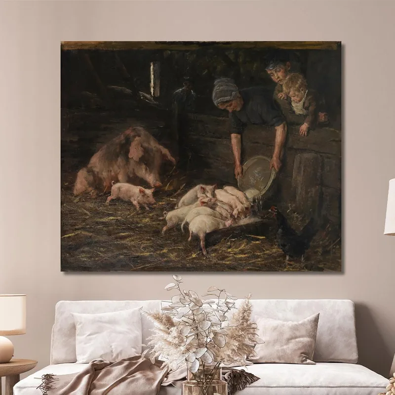 The Nursery – Pig Pens Max Liebermann