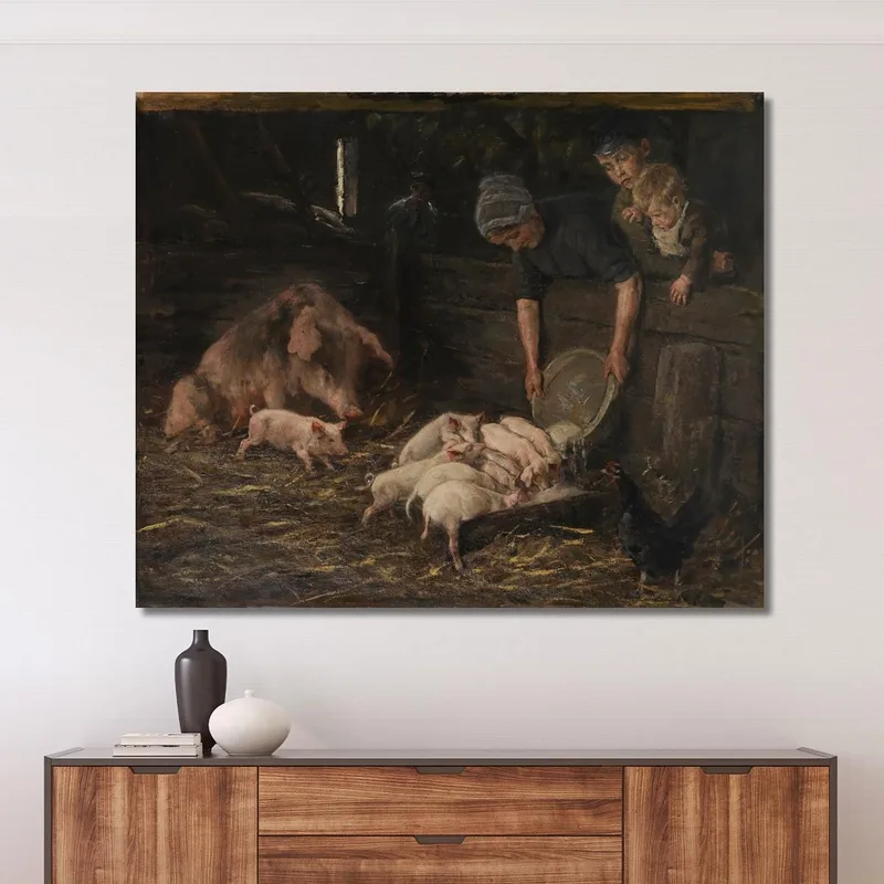 The Nursery – Pig Pens Max Liebermann