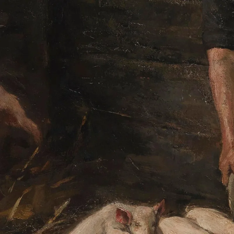 The Nursery – Pig Pens Max Liebermann