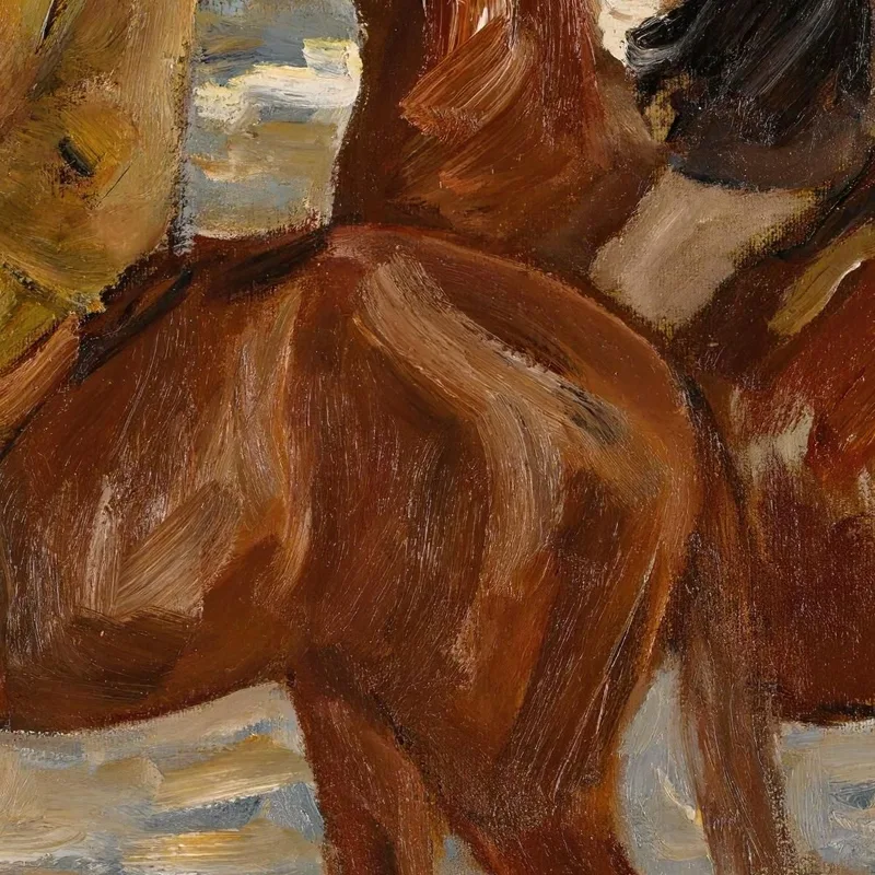 Two Riders On The Beach Max Liebermann