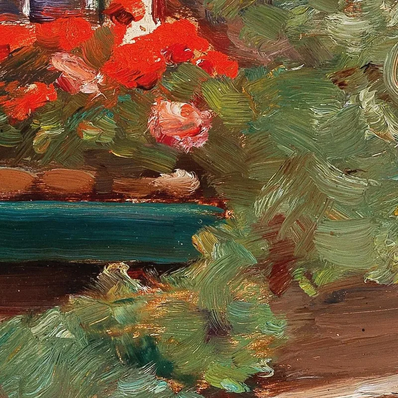 Blick Auf Ein Bauernhaus In Den Niederlanden Max Liebermann