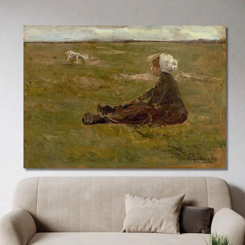 Ziegenhirtin Max Liebermann