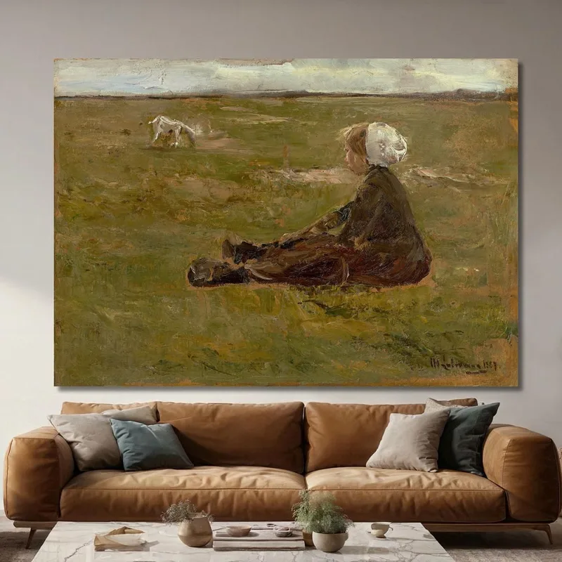 Ziegenhirtin Max Liebermann
